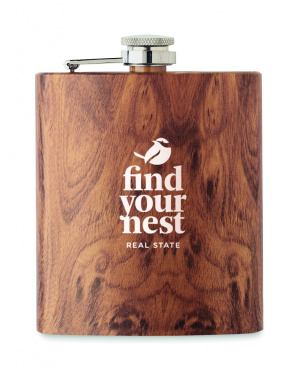 Logotrade advertising product picture of: Slim hip flask 190 ml