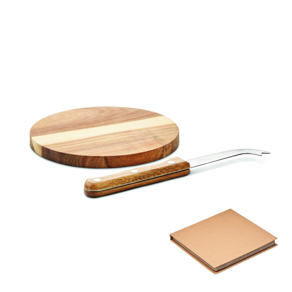 Logotrade promotional gifts photo of: Acacia cheese board set Dresden