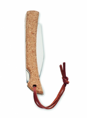 Logo trade promotional products picture of: Foldable knife with cork