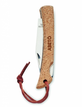 Logotrade promotional giveaway picture of: Foldable knife with cork