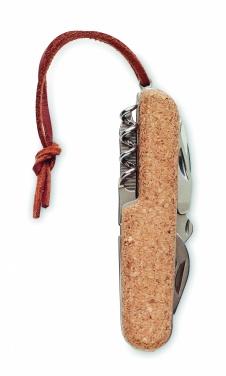 Logotrade promotional gift picture of: Multi tool pocket knife cork