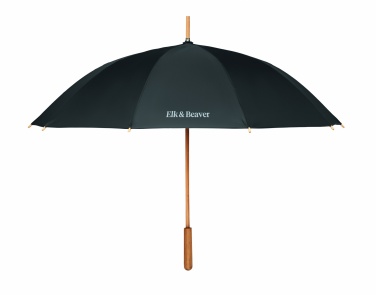 Logo trade promotional products picture of: 23,5 inch RPET/bamboo umbrella