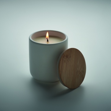 Logotrade promotional product picture of: Plant based wax candle 200 gr