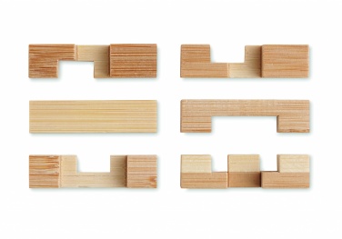Logo trade promotional item photo of: Bamboo brain teaser puzzle