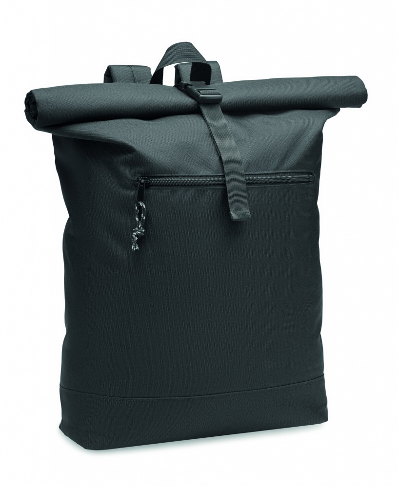 Logotrade corporate gift picture of: 600D RPET rolltop backpack