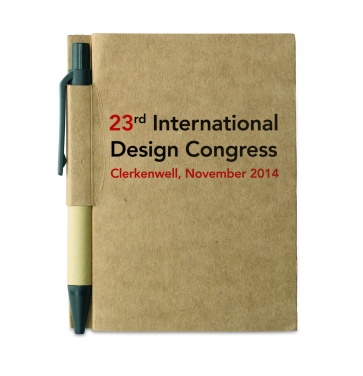 Logo trade promotional items picture of: Recycled notebook with pen