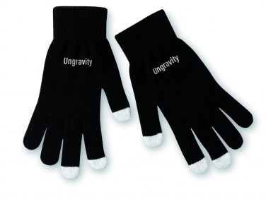 Logo trade promotional gifts image of: Tactile gloves for smartphones