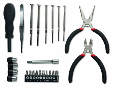 Logo trade advertising products picture of: 26 pcs tool in aluminium case