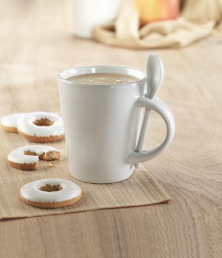 Logo trade promotional products picture of: Sublimation mug with spoon