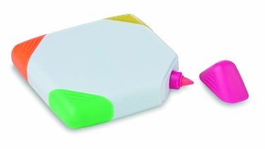 Logo trade promotional item photo of: Square shaped highlighter