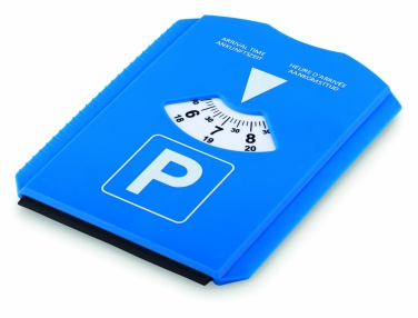 Logo trade promotional merchandise image of: Ice scraper in parking card