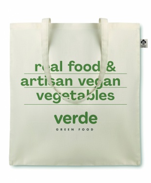 Logo trade promotional giveaways image of: 105gr/m² organic cotton bag