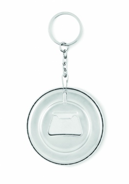 Logo trade business gift photo of: Key ring with bottle opener Madona