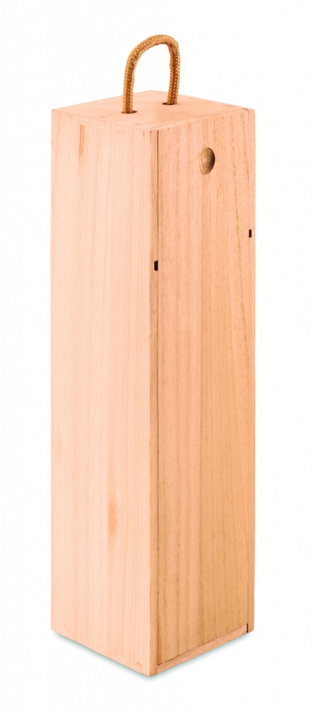 Logo trade promotional gifts picture of: Wooden wine box