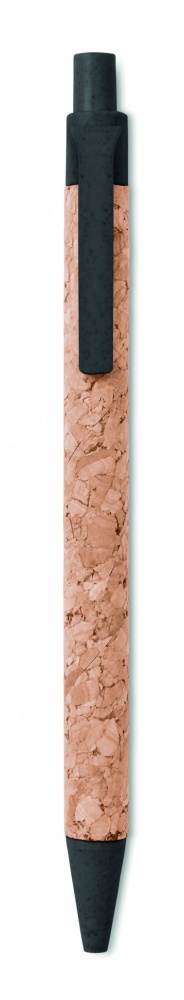 Logotrade promotional item image of: Cork/ Wheat Straw/ABS ball pen