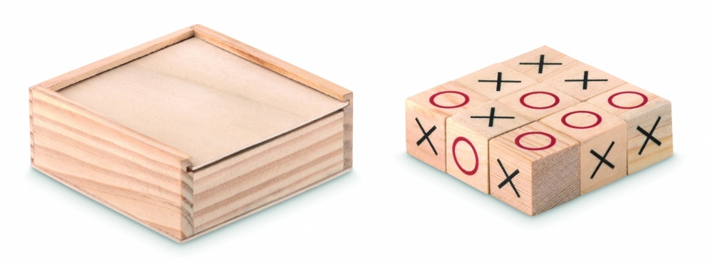 Logotrade promotional gifts photo of: Wooden tic tac toe
