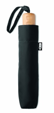 Logo trade promotional merchandise image of: 21 inch RPET foldable umbrella
