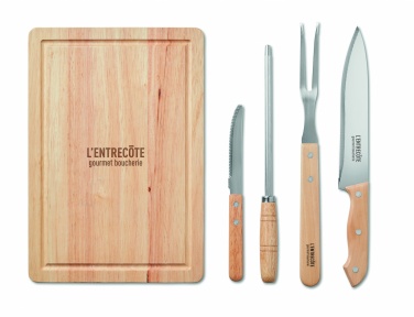 Logotrade promotional giveaway picture of: Set of 4 BBQ Grilling accessori