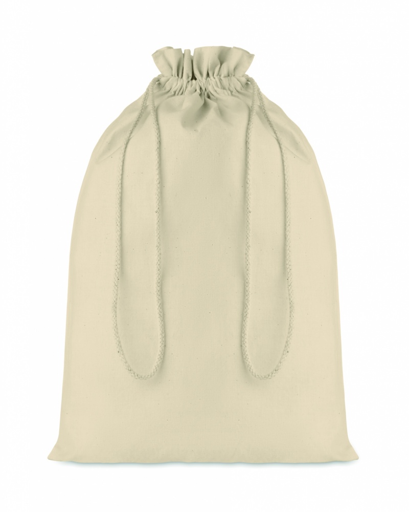 Logo trade promotional giveaway photo of: Large Cotton draw cord bag 30 x 47 cm