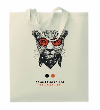 Logo trade promotional products image of: 140gr/m² cotton shopping bag