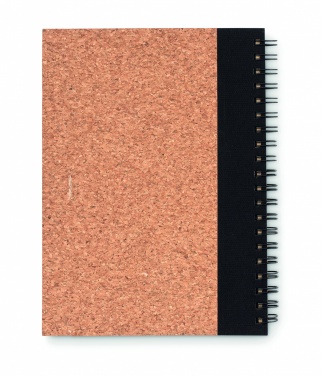 Logo trade promotional gift photo of: Cork notebook with pen