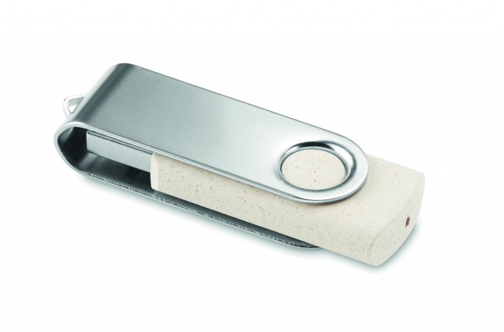 Logotrade promotional item picture of: Wheat straw PP 50/50 USB 16GB