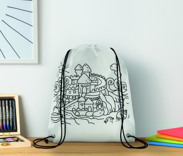Logotrade corporate gift picture of: Non woven kids bag with pens