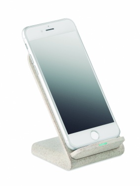 Logo trade promotional product photo of: Wheat straw/ABS charger std10W