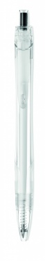Logo trade business gifts image of: RPET push ball pen