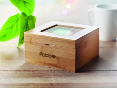 Logo trade promotional product photo of: Bamboo tea box