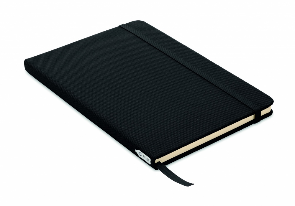 Logo trade promotional giveaways image of: A5 RPET notebook 80 lined