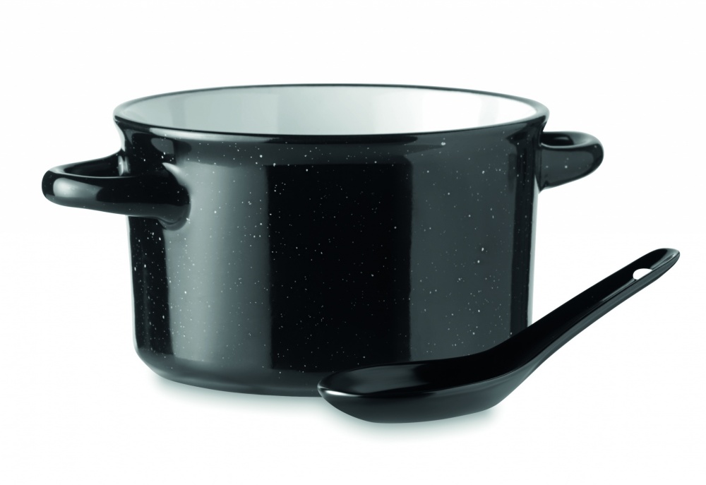 Logotrade promotional giveaway picture of: Ceramic vintage bowl 550 ml