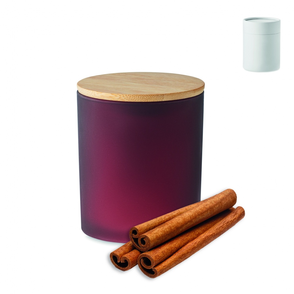Logo trade promotional gifts image of: Plant based wax candle 120 gr