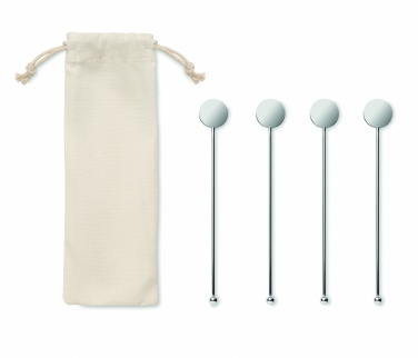 Logotrade promotional gift image of: Stainless steel stirrers set