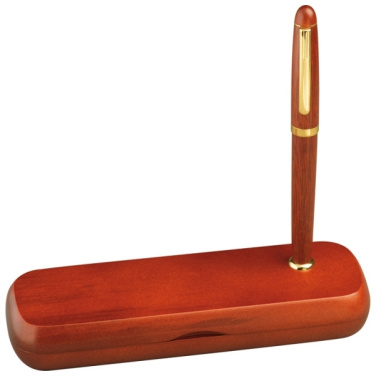 Logo trade promotional products image of: Rosewood writing set OXFORD