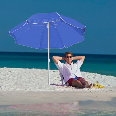 Logo trade promotional giveaways image of: Beach umbrella FORT LAUDERDALE