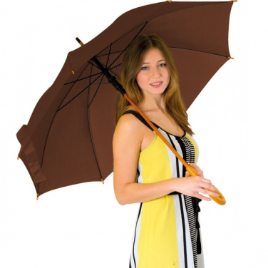 Logotrade promotional gifts photo of: Wooden automatic umbrella Nancy