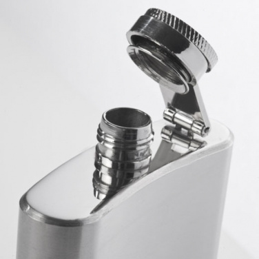 Logotrade promotional item image of: Stainless steel hip flask FRESNO 104 ml