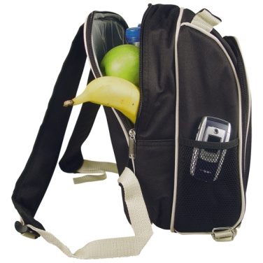 Logo trade business gifts image of: Luxurious picnic backpack with cool bag GEORGIA