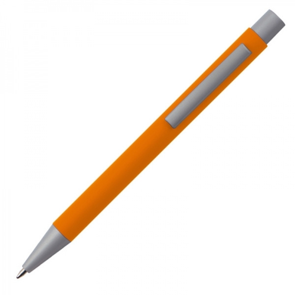 Logotrade advertising product image of: Metal ballpen soft touch ABU DHABI