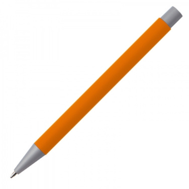 Logo trade promotional products image of: Metal ballpen soft touch ABU DHABI