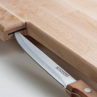 Logo trade promotional items image of: Wooden board with knife LIZZANO