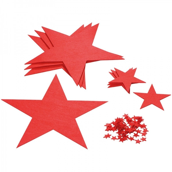 Logotrade promotional product image of: Felt star set KARLSTAD