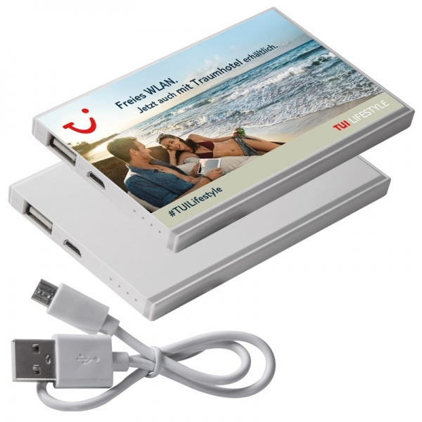 Logo trade promotional giveaway photo of: Power bank PINEVILLE 2200 mAh