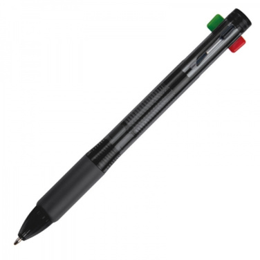 Logo trade promotional products picture of: Plastic ballpen 4in1 NEAPEL