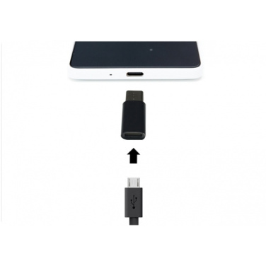 Logo trade corporate gifts image of: Type-C/micro USB adapter