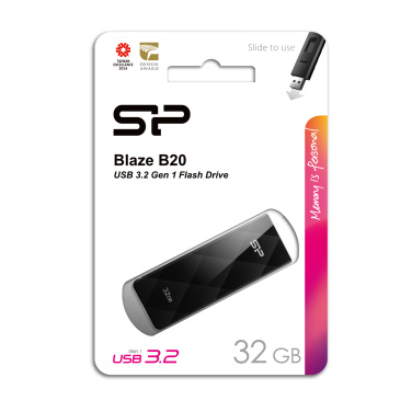 Logo trade promotional gift photo of: Pendrive Silicon Power B20 USB 3.0