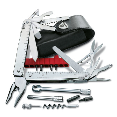 Logo trade promotional merchandise picture of: SwissTool Plus - 39 tools Victorinox