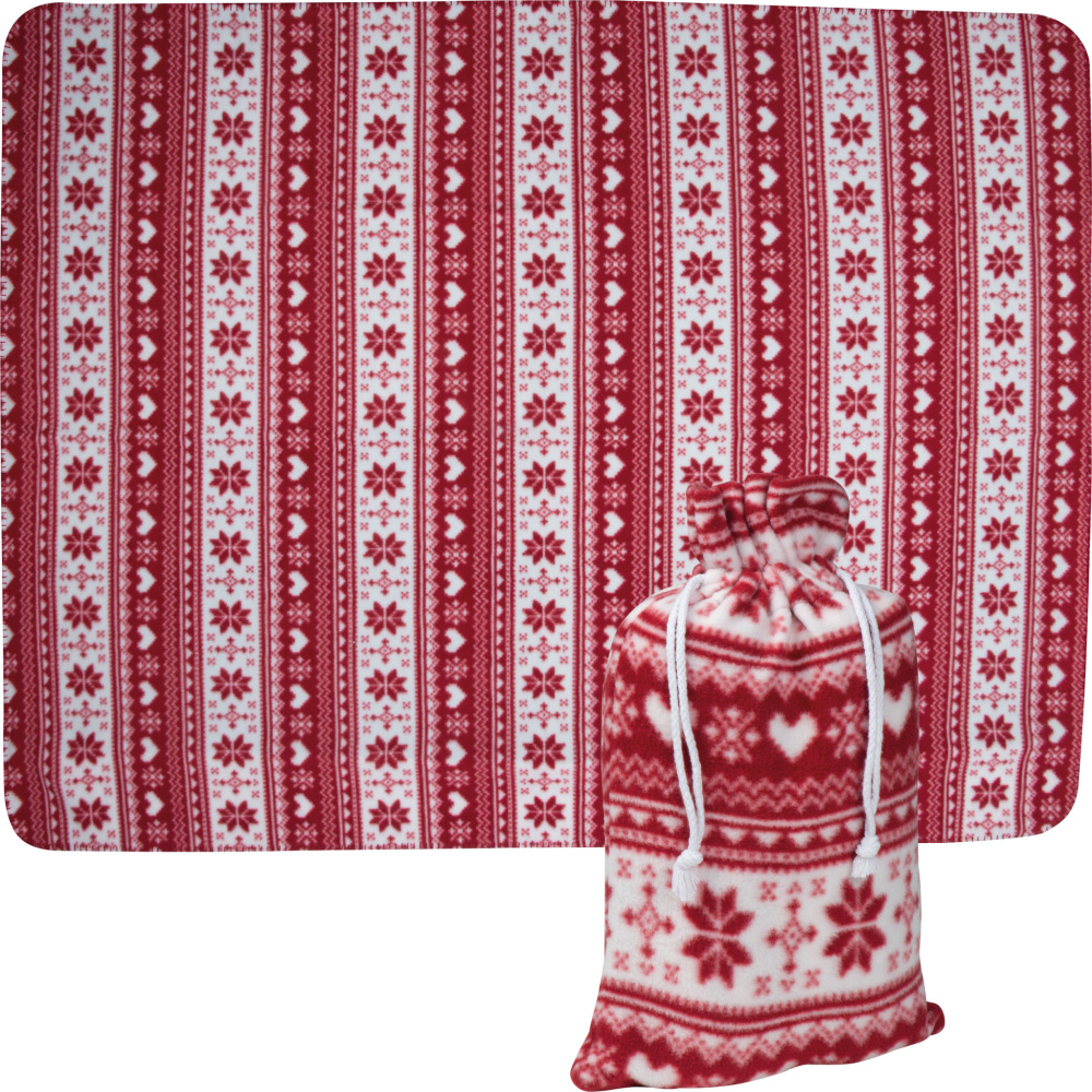 Logotrade corporate gifts photo of: Christmassy blanket DEBRECEN