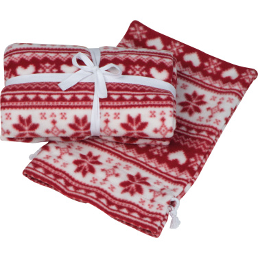 Logo trade advertising product photo of: Christmassy blanket DEBRECEN